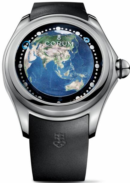 Corum Big Bubble L390 / 03256 - 390.101.04 / 0371 AE01 Earth Asia Replica watch